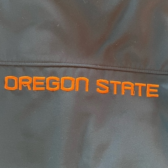 OSU Beavers Oregon State University Black Zip Up Jacket Size 3XL - Picture 2 of 3
